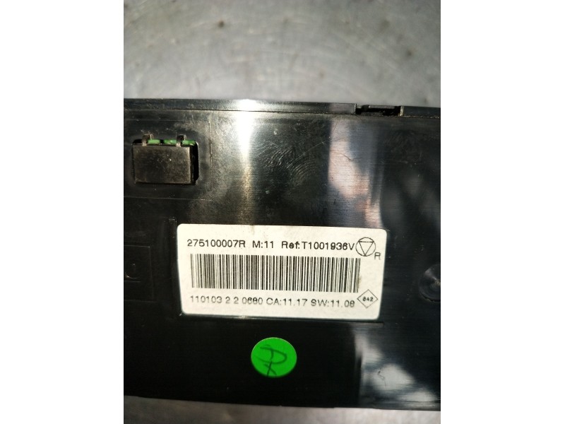 Recambio de mando calefaccion / aire acondicionado para renault megane iii grandtour (kz0/1) 1.6 16v (kz0u, kz1b, kz1u) referenc