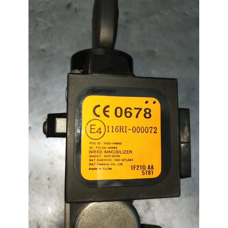 Recambio de conmutador de arranque para chevrolet spark (m300) 1.0 referencia OEM IAM 116RI000072 1F21QAA5181 2010
