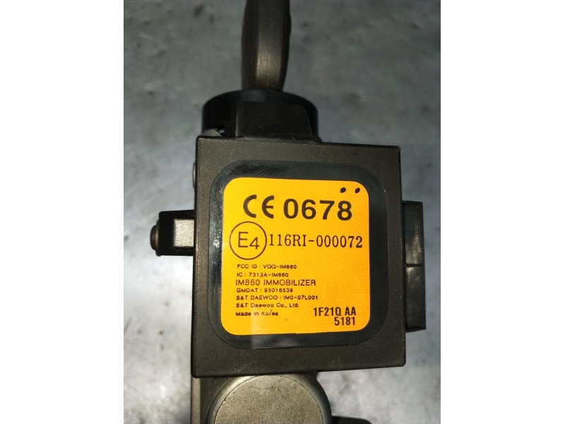 Recambio de conmutador de arranque para chevrolet spark (m300) 1.0 referencia OEM IAM 116RI000072 1F21QAA5181 2010