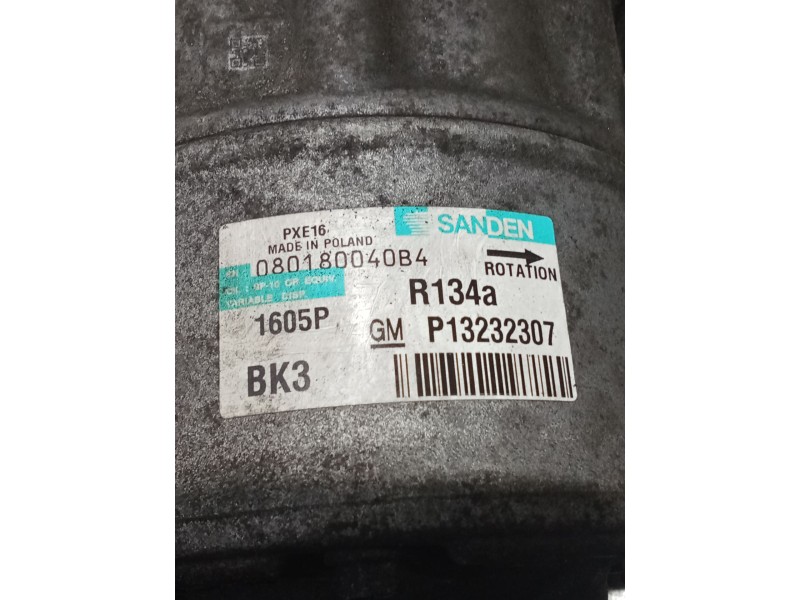 Recambio de compresor aire acondicionado para opel insignia a sports tourer (g09) 2.0 cdti (35) referencia OEM IAM P13232307 160
