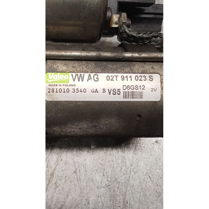 Recambio de motor arranque para volkswagen polo v (6r1, 6c1) 1.4 (6r1) referencia OEM IAM 02T911023S  09