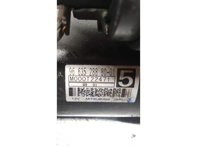 Recambio de motor arranque para citroën c5 iii (rd_) 1.6 hdi 110 referencia OEM IAM 9663528880 M000T22471 05