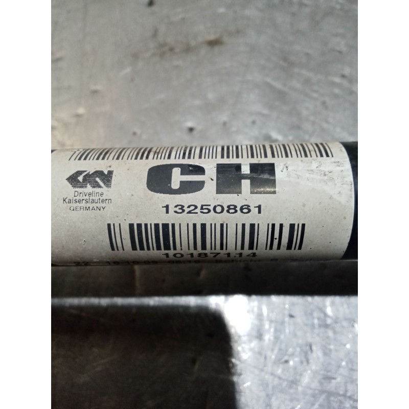 Recambio de transmision delantera derecha para opel astra j (p10) 1.6 (68) referencia OEM IAM 132508861 10187114 10