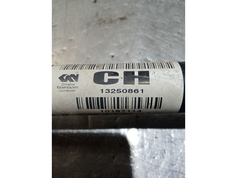 Recambio de transmision delantera derecha para opel astra j (p10) 1.6 (68) referencia OEM IAM 132508861 10187114 10