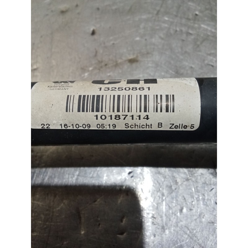Recambio de transmision delantera derecha para opel astra j (p10) 1.6 (68) referencia OEM IAM 132508861 10187114 10