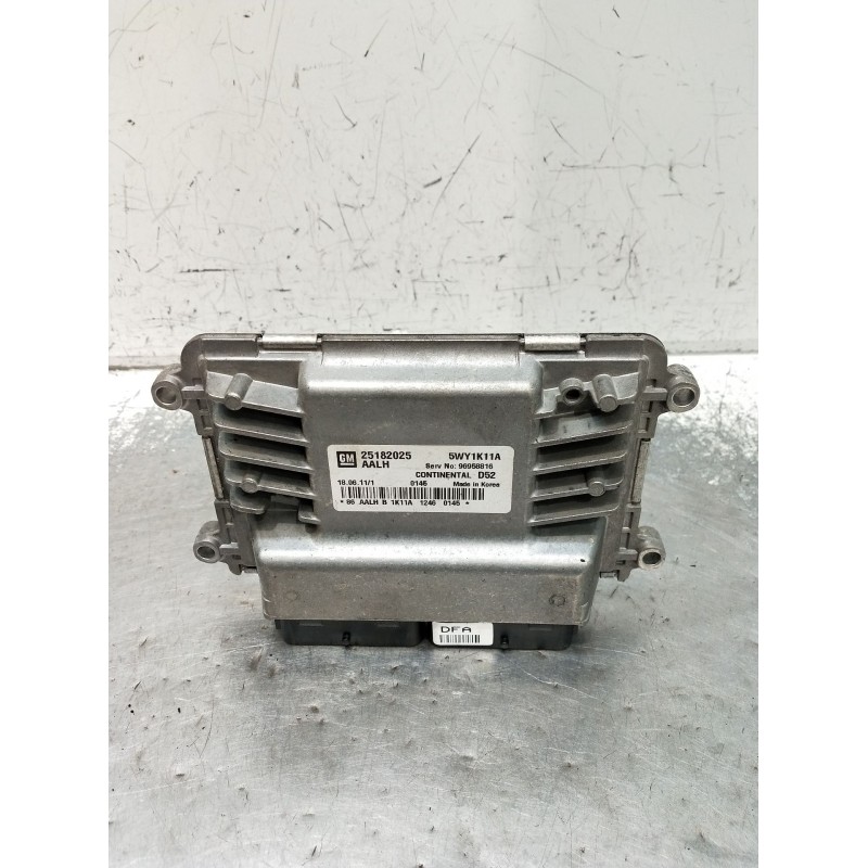 Recambio de centralita motor uce para chevrolet spark (m300) 1.0 referencia OEM IAM 5WY1K11A 25182025 96958816 2010