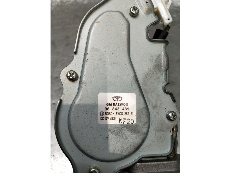 Recambio de motor limpia trasero para chevrolet spark (m300) 1.0 referencia OEM IAM 96843489 F00S2B2211 2010