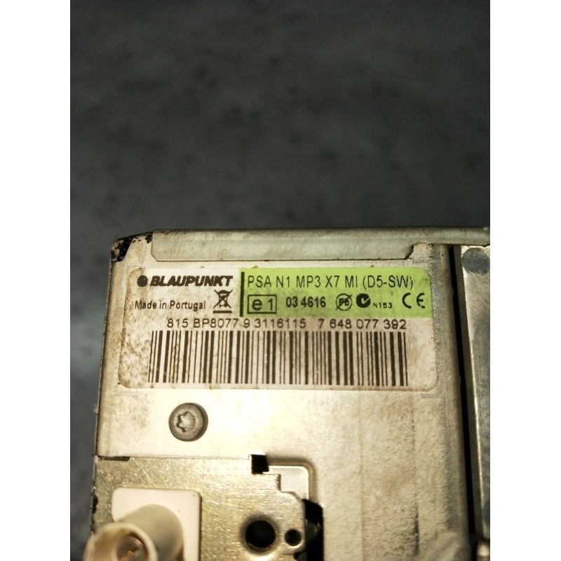 Recambio de sistema audio / radio cd para citroën c5 iii (rd_) 1.6 hdi 110 referencia OEM IAM 815BP807793116115 7648077392 2008