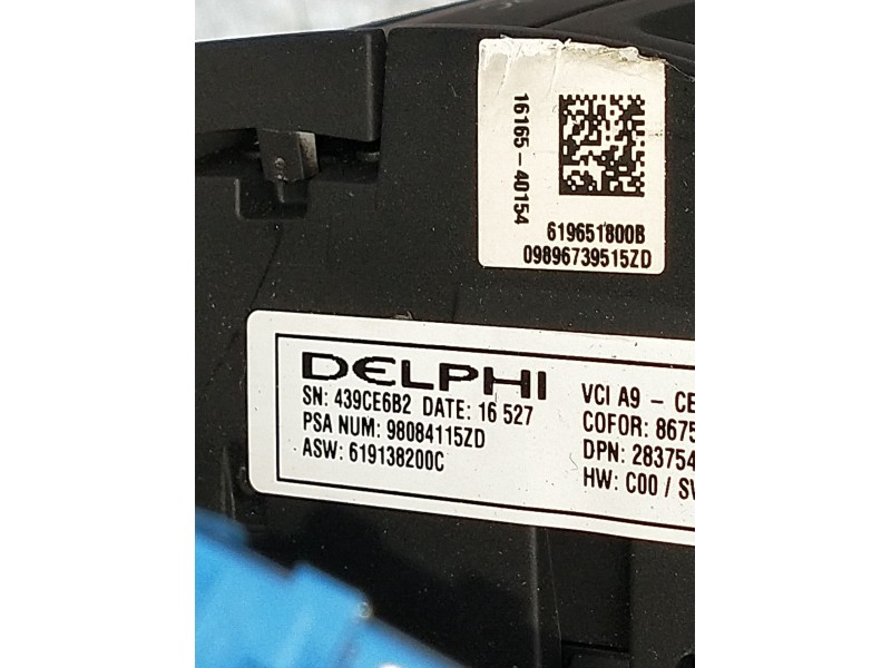 Recambio de volante para peugeot 2008 (--.2013) active referencia OEM IAM 98084115ZD 619138200C 2016
