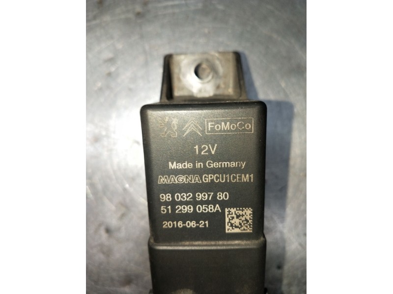 Recambio de caja precalentamiento para peugeot 2008 (--.2013) active referencia OEM IAM 9803299780 51299058A 2016