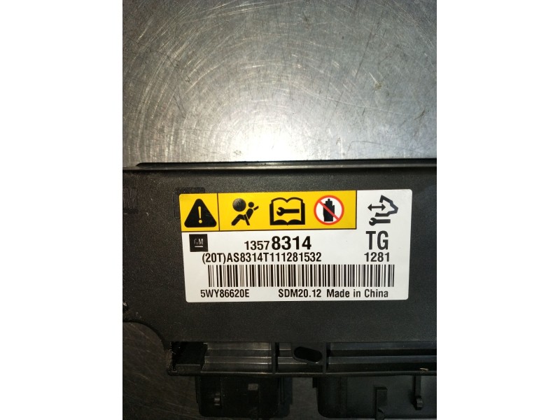 Recambio de kit airbag para chevrolet spark (m300) 1.0 referencia OEM IAM 13578314  2010