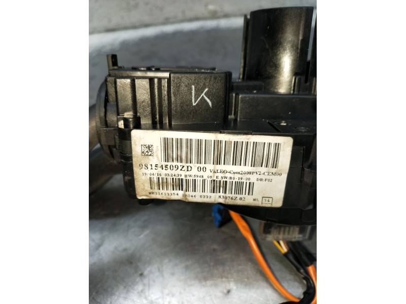 Recambio de mando luces para peugeot 2008 (--.2013) active referencia OEM IAM 98154509ZD  2016