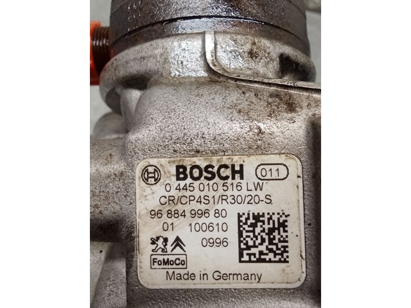 Recambio de bomba inyeccion para peugeot 207/207+ (wa_, wc_) 1.6 hdi referencia OEM IAM 0445010516 9688499680 BOSCH