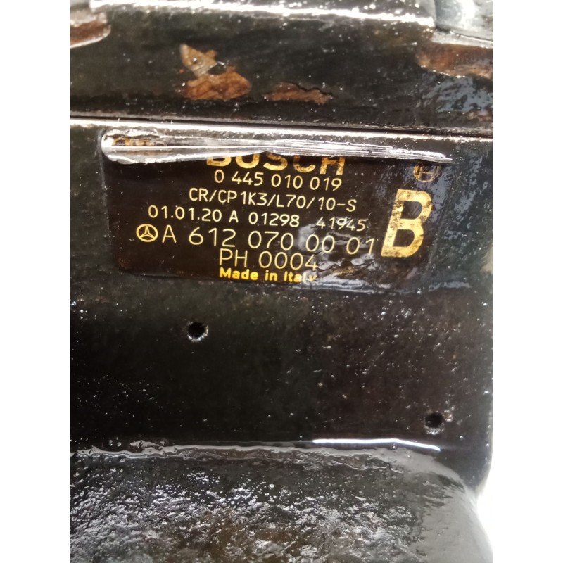 Recambio de bomba inyeccion para mercedes-benz clase c (w203) c 270 cdi (203.016) referencia OEM IAM 0445010019 A6120700001 BOSC