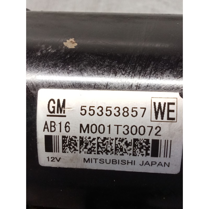 Recambio de motor arranque para opel insignia a sports tourer (g09) 2.0 cdti (35) referencia OEM IAM 55353857 M001T30072 