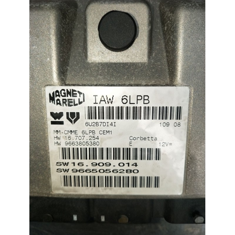 Recambio de centralita motor uce para citroën c4 picasso i monospace (ud_) 2.0 i 16v referencia OEM IAM 9665056280 9663805380 20