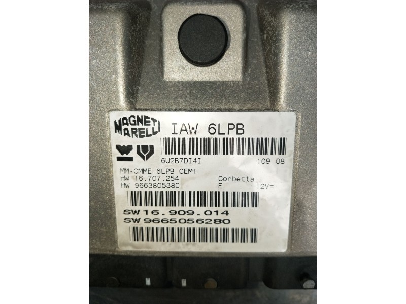 Recambio de centralita motor uce para citroën c4 picasso i monospace (ud_) 2.0 i 16v referencia OEM IAM 9665056280 9663805380 20