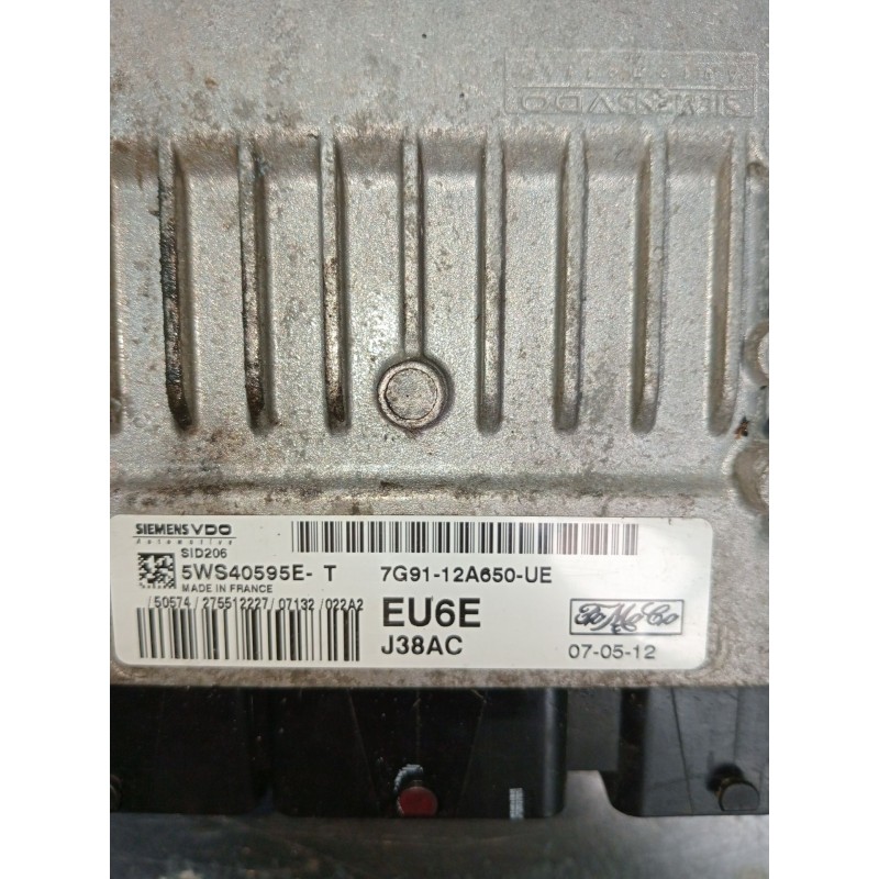 Recambio de centralita motor uce para ford mondeo iv turnier (ba7) 2.0 tdci referencia OEM IAM 5WS40595ET 7G9112A650UE 2007