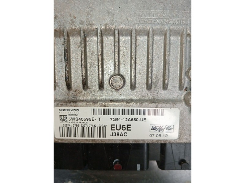 Recambio de centralita motor uce para ford mondeo iv turnier (ba7) 2.0 tdci referencia OEM IAM 5WS40595ET 7G9112A650UE 2007