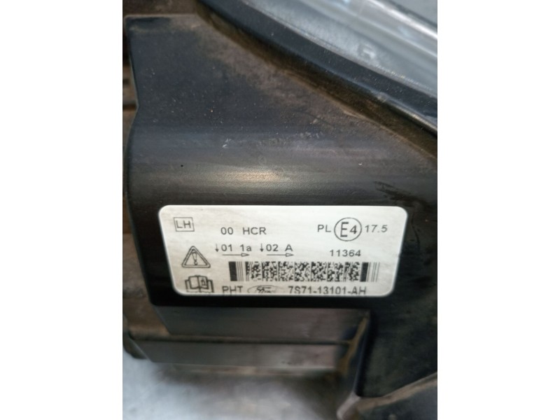 Recambio de faro izquierdo para ford mondeo iv turnier (ba7) 2.0 tdci referencia OEM IAM 7S7113101AH  2007
