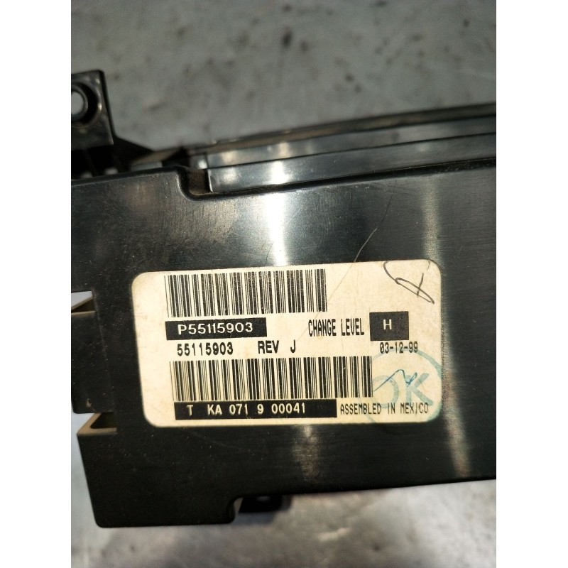 Recambio de mando calefaccion / aire acondicionado para jeep grand cherokee ii (wj, wg) 3.1 td 4x4 referencia OEM IAM P55115903 