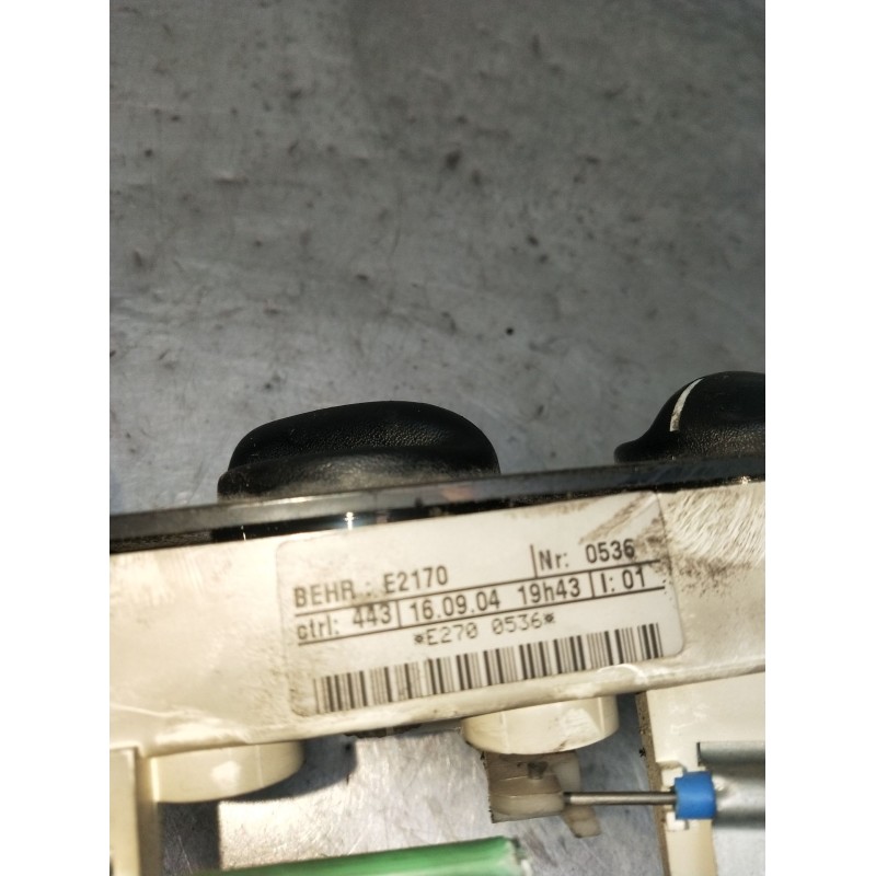 Recambio de mando calefaccion / aire acondicionado para renault kangoo (kc0/1_) 1.5 dci (kc07) referencia OEM IAM E2700536 E2170