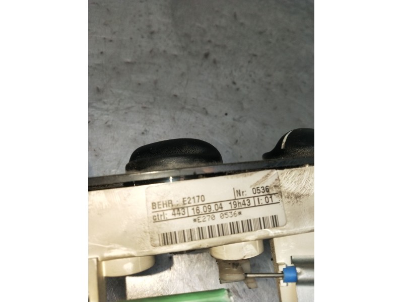 Recambio de mando calefaccion / aire acondicionado para renault kangoo (kc0/1_) 1.5 dci (kc07) referencia OEM IAM E2700536 E2170