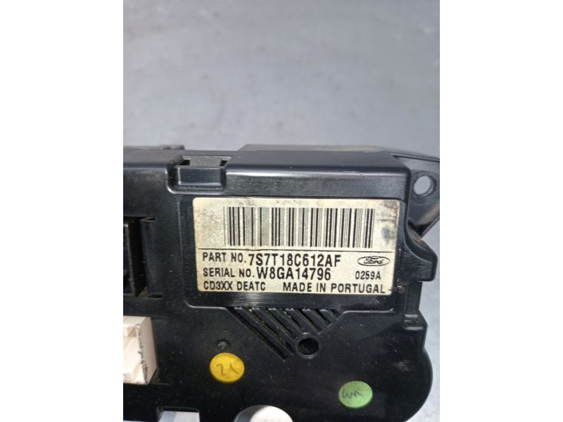 Recambio de mando calefaccion / aire acondicionado para ford mondeo iv turnier (ba7) 2.0 tdci referencia OEM IAM 7S7T18C612AF W8