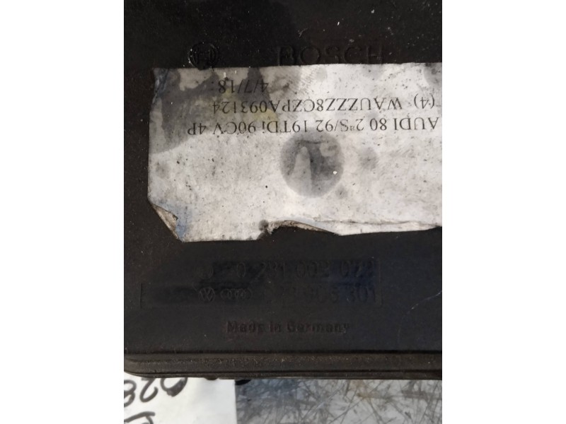 Recambio de caudalimetro para audi 80 1.9 tdi referencia OEM IAM 0281002072  