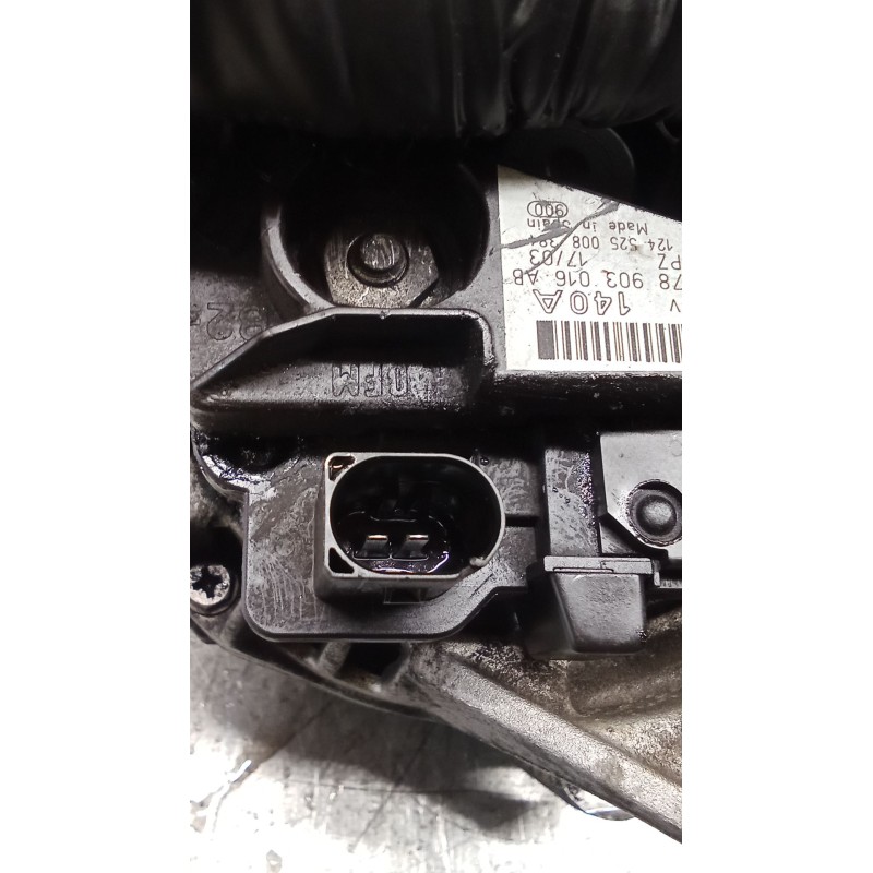 Recambio de alternador para audi a6 c5 (4b2, 4b4) 2.5 tdi referencia OEM IAM 078903016AB 0124525008 01 140A