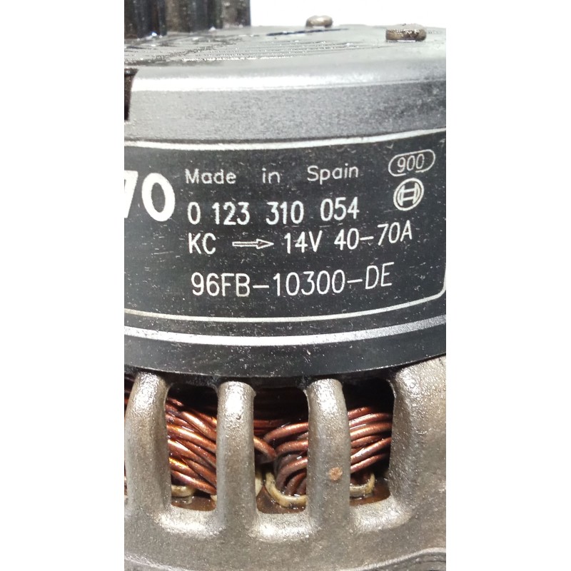 Recambio de alternador para ford fiesta iv (ja_, jb_) 1.3 i referencia OEM IAM 0123310054 96FB10300DE 99 70A