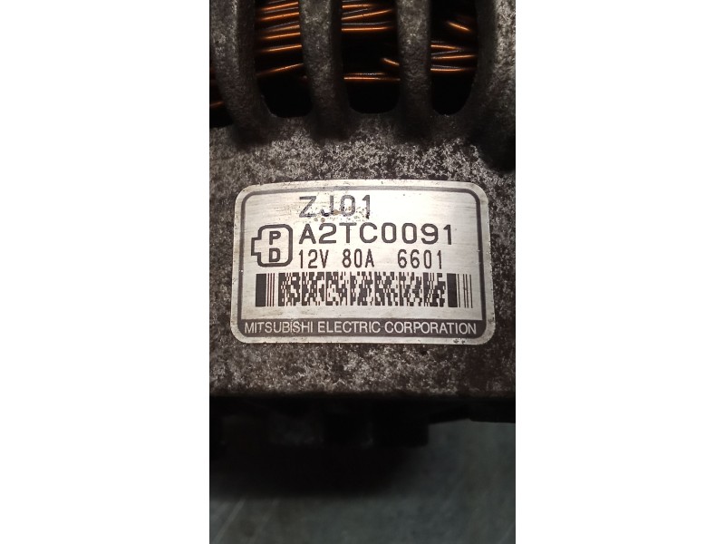 Recambio de alternador para mazda 3 (bk) 1.6 (bk14) referencia OEM IAM A2TC0091 80A 04