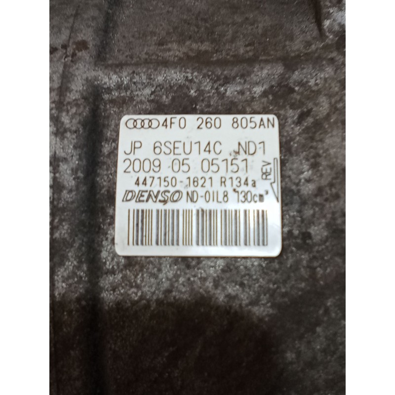 Recambio de compresor aire acondicionado para seat exeo st (3r5) 2.0 tdi referencia OEM IAM 4F0260805AN 6SEU14C 4471501621