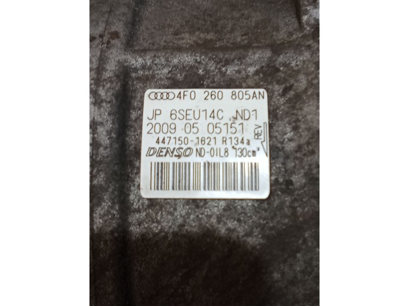 Recambio de compresor aire acondicionado para seat exeo st (3r5) 2.0 tdi referencia OEM IAM 4F0260805AN 6SEU14C 4471501621