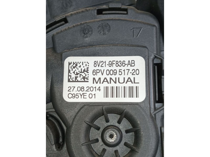 Recambio de potenciometro pedal para ford b-max (jk) 1.6 tdci referencia OEM IAM 8V219F836AB 6PV00951720 2016