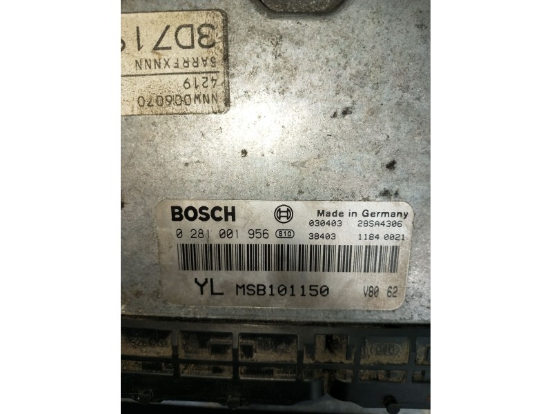 Recambio de centralita motor uce para mg zr 2.0 td referencia OEM IAM 0281001956 MSB101150 28SA4306 2003