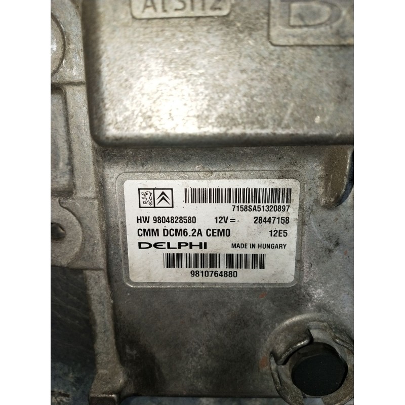 Recambio de centralita motor uce para peugeot 308 sw ii (lc_, lj_, lr_, lx_, l4_) 2.0 bluehdi 150 referencia OEM IAM 9804828580 