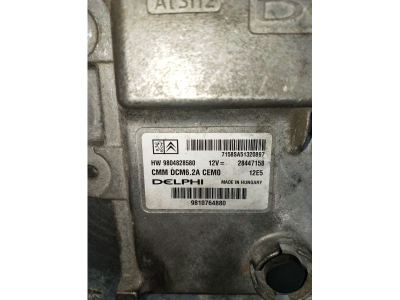 Recambio de centralita motor uce para peugeot 308 sw ii (lc_, lj_, lr_, lx_, l4_) 2.0 bluehdi 150 referencia OEM IAM 9804828580 