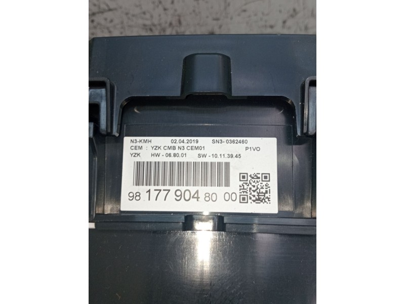 Recambio de cuadro instrumentos para opel combo e tour / life (k9) 1.5 referencia OEM IAM 981779048000  2019