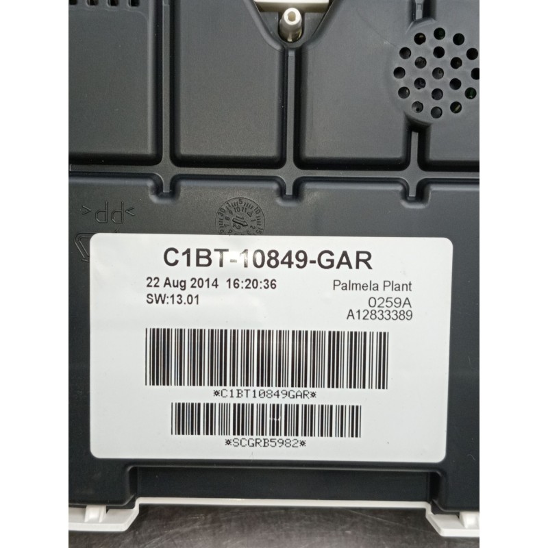 Recambio de cuadro instrumentos para ford b-max (jk) 1.6 tdci referencia OEM IAM C1BT10849GAR A12833389 2016