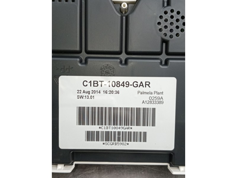 Recambio de cuadro instrumentos para ford b-max (jk) 1.6 tdci referencia OEM IAM C1BT10849GAR A12833389 2016