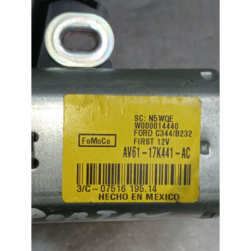 Recambio de motor limpia trasero para ford b-max (jk) 1.6 tdci referencia OEM IAM AV6117K441AC W000014440 2016