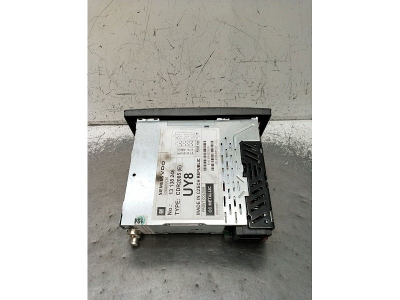Recambio de sistema audio / radio cd para opel vectra c gts (z02) 2.2 dti 16v (f68) referencia OEM IAM 13138246 13138246 2003