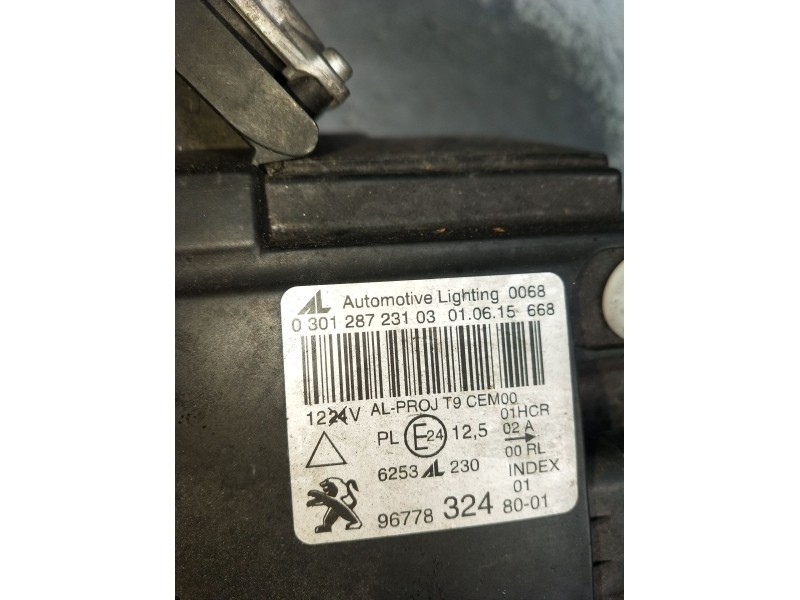 Recambio de faro izquierdo para peugeot 308 sw ii (lc_, lj_, lr_, lx_, l4_) 2.0 bluehdi 150 referencia OEM IAM 030128723103 1307