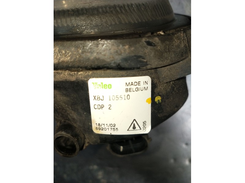 Recambio de faro antiniebla izquierdo para mg zr 2.0 td referencia OEM IAM XBJ105510 89201755 2003