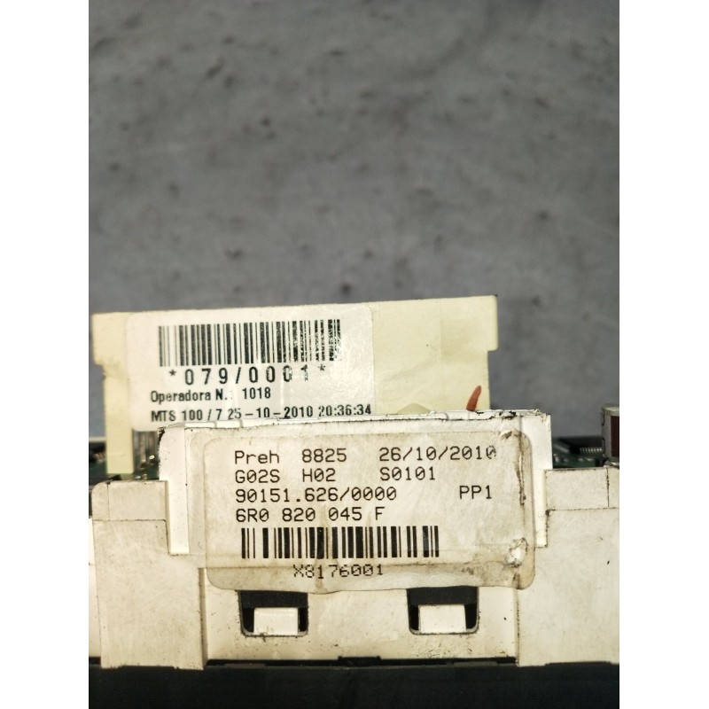 Recambio de mando calefaccion / aire acondicionado para volkswagen polo v (6r1, 6c1) 1.4 (6r1) referencia OEM IAM 6R0820045F  20