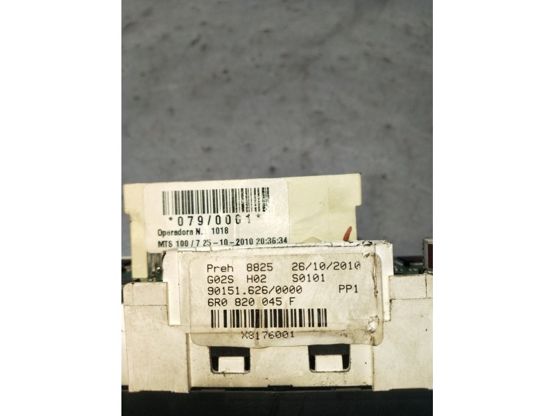 Recambio de mando calefaccion / aire acondicionado para volkswagen polo v (6r1, 6c1) 1.4 (6r1) referencia OEM IAM 6R0820045F  20