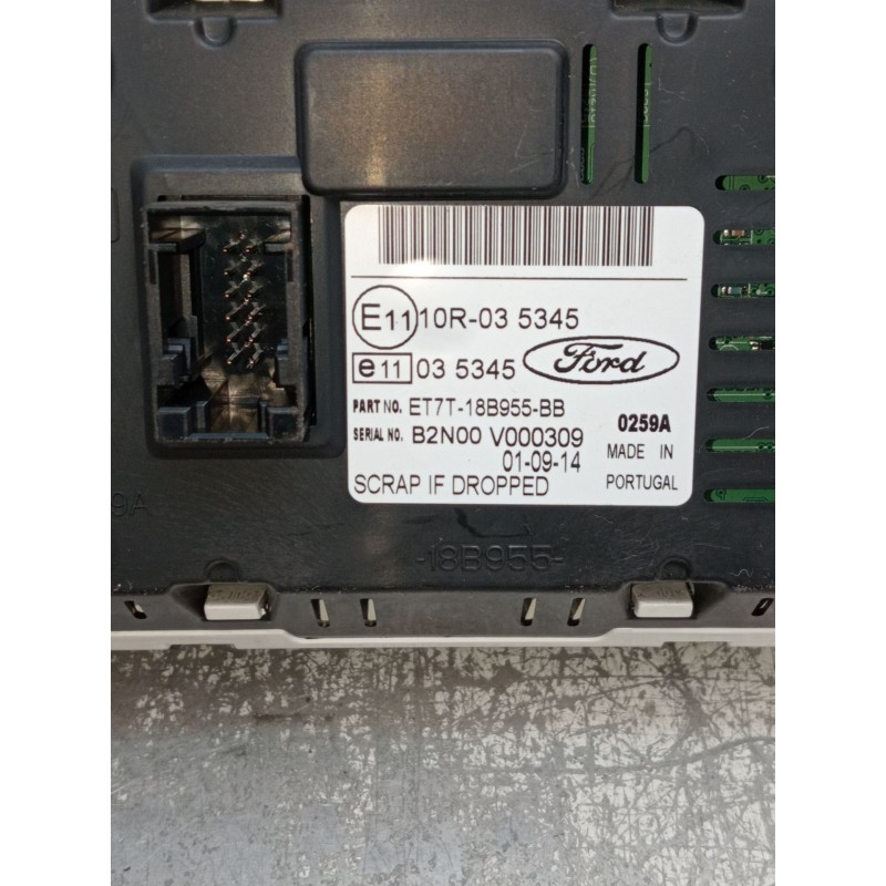 Recambio de pantalla multifuncion para ford b-max (jk) 1.6 tdci referencia OEM IAM ET7T18B955BB  2016