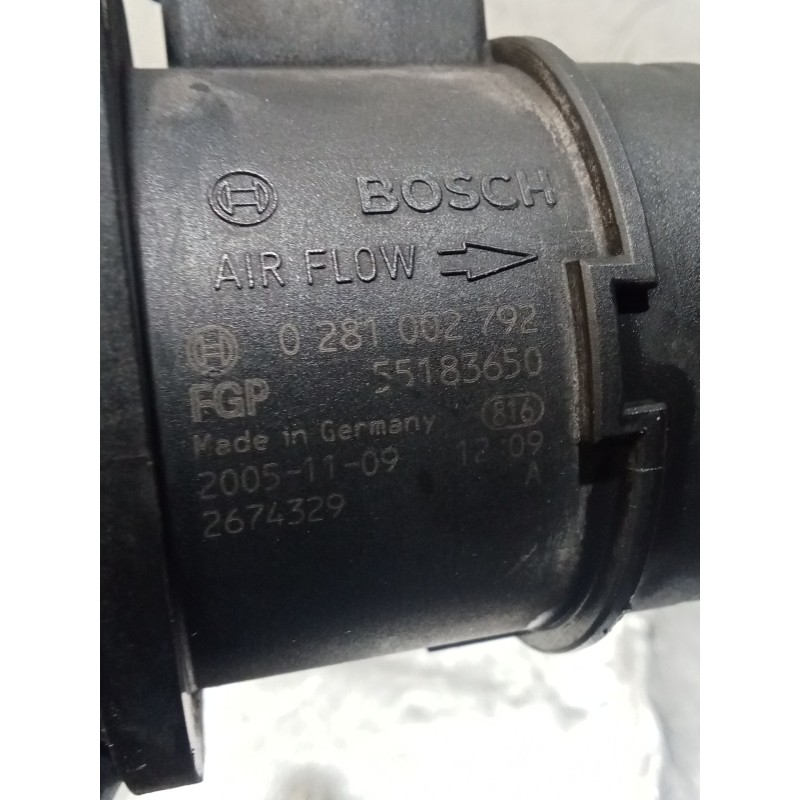Recambio de caudalimetro para fiat grande punto (199_) 1.3 d multijet (199.axd11, 199.axd1a, 199.axd1b,... referencia OEM IAM 02