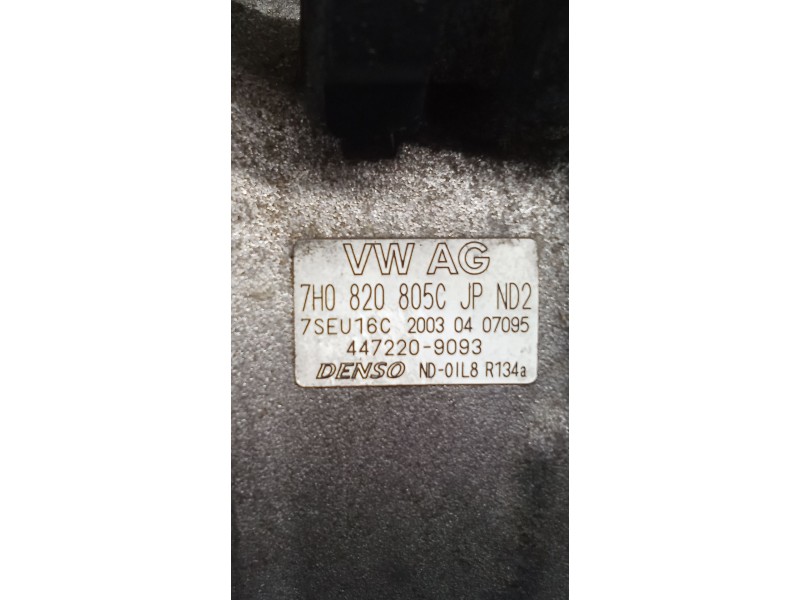 Recambio de compresor aire acondicionado para volkswagen phaeton (3d2/3d8) tdi v10 (4 asientos) referencia OEM IAM 7H0820805C 44